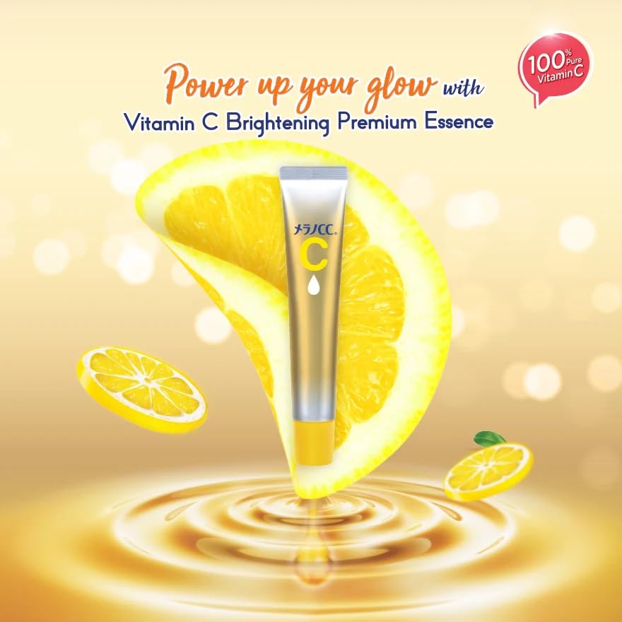 Image of Melano CC Vitamin C Premium Essence 20ml, A product from Japan - Brightening & Anti-Aging Serum for Dark Spots, Hyperpigmentation, and Skin Tone Improvement