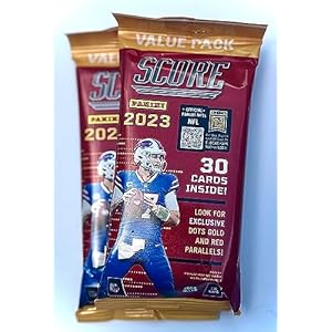 2023 (2) Panini Score Football Card Cello Value Packs (2)- 60 Cards Total of This Incredible Rookie Class!!!