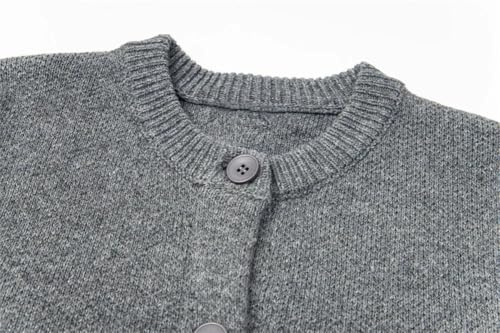 Men Knit Embroidery Sweater Single Breasted Spring Casual Knitwear Crew Neck Knitted Cardigan3