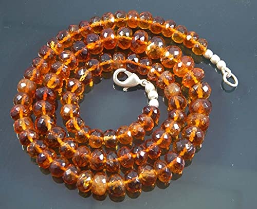 Citrine dark honey perles rondelles 6-8mm contre les fils de pierres ternes
