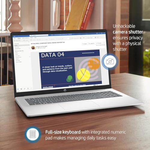 Image of HP 17 inch Laptop, 17.3 inch FHD IPS Display, AMD Ryzen 5 (Beats i7-11370H), AMD Radeon Graphics, 64 GB RAM, 2 TB SSD, Wi-Fi 6, Webcam, Long Battery Life, Business & Student, Win 11 Pro, RH-Acccessories