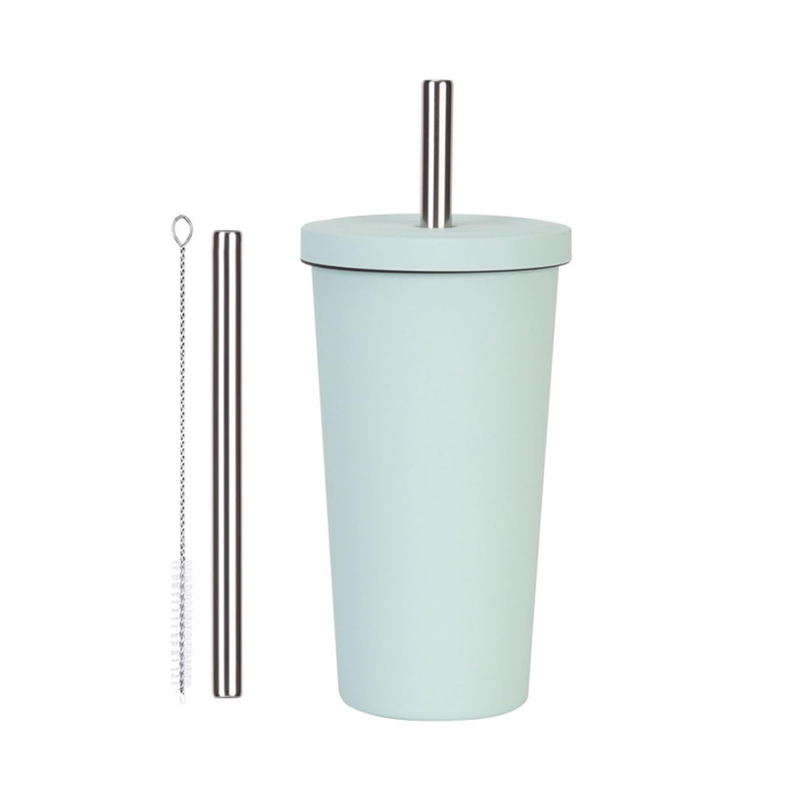 Xjdzineq 316L Stainless Steel Vacuum Insulated Tumblers with Leak Proof Straw Lid for Outdoor Travel Ergonomic Grip Cup Ergonomic Grip Vacuum Insulated Drinkware