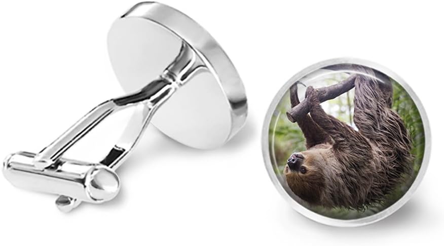 Tree Sloth Cufflinks Sloths Cuff Links