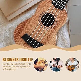 SECFOU Bois Classique Débutants Tout-Petits Anniversaire Jouet Penché Enfants D’âge Préscolaire Et Ukulélé pour… - Les Beatles, Paul McCartney, John Lennon, RIngo Starr, George Harrison SECFOU Bois Classique Débutants Tout-Petits Anniversaire Jouet Penché Enfants D'âge Préscolaire Et Ukulélé pour… – Image 2