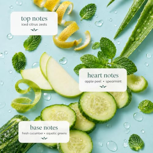 Image of Ginger Lily Farms Botanicals Shampoo, 128oz /4pk, Cucumber Mint Bliss | 100% Vegan & Cruelty-Free | Moisturizing Shampoo for All Hair Types | Refill Size