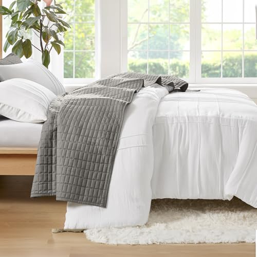 Comfort Spaces AM12-0041 White Queen Size Duvet Cover Set thumb #1