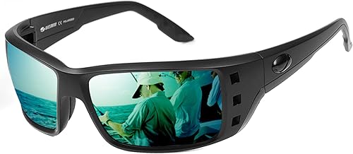 Gafas de sol deportivas polarizadas para hombres y mujeres, ciclismo, conducción, pesca, gafas de sol cuadradas 100% de protección