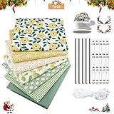 ♥ [Sehr gut zum Quilten wie Basteln geeignet] - Sehr gut geeignet für Kleidung, Beutel, Tischdecken, Dekorationen und Schulsachen, geeignet für Quilts, Kissenbezüge, Kinderbettwäsche, Brieftaschen, Puppenkleider, die für viele Handarbeiten verwendet werden können und genäht werden können DIY & Handwerk.