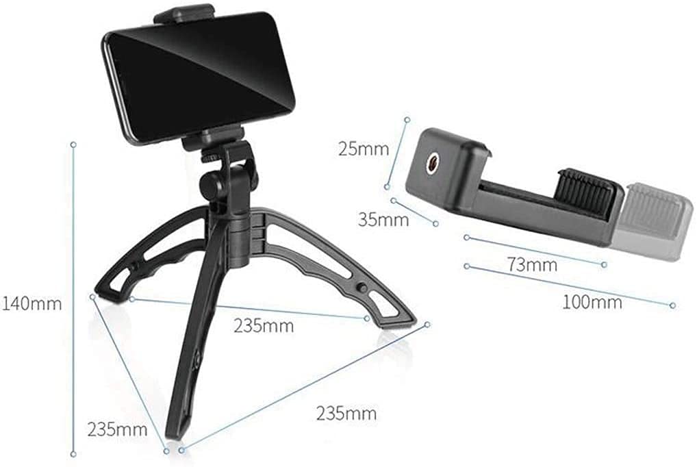 Lentille de la caméra de téléphone, kit de lentille de téléphone avec trépied, objectif de téléobjectif 18x, clip sur les kits de lentille de téléphone portable compatibles avec la plupart de