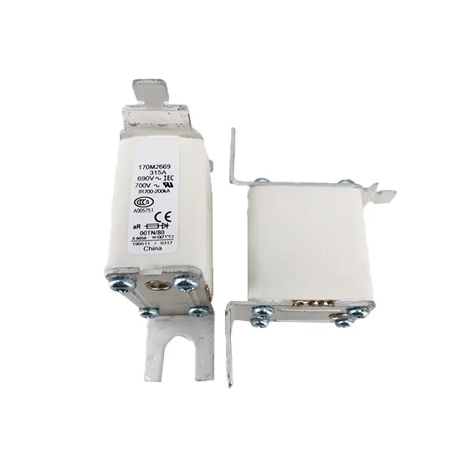 Fusible rapide basse tension 170M2669 contre la surintensité des équipements