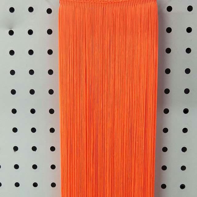 1 Yard 100CM Blanc Longue Dentelle Gland Frange Dentelle Garniture Ruban Coudre Robe Latine Scène Vêtement Rideau DIY Accessoires-Orange