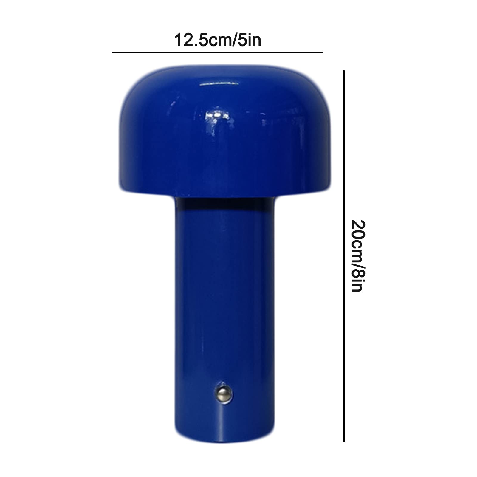 Fmingdou USB Grzybek Lampa stołowa Bezstopniowe ściemnianie Ładowanie Śliczna lampka nocna dla dziecka Dzieci Sypialnia Biuro Przenośne Kreatywne światło nocne z regulowaną jasnością / 921 (Color : Y