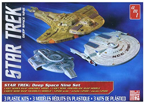 AMT - Naves de la Serie Deep Space Era de Star Trek (9 Unidades, Escala 1:25)