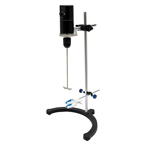 Miniatura 5 de Agitador eléctrico de laboratorio - Max.40L Max 98,425.2 ft Pa.s Ajuste de tiempo Velocidad ajustable de 100-2000 rpm - Mezclador de laboratorio
