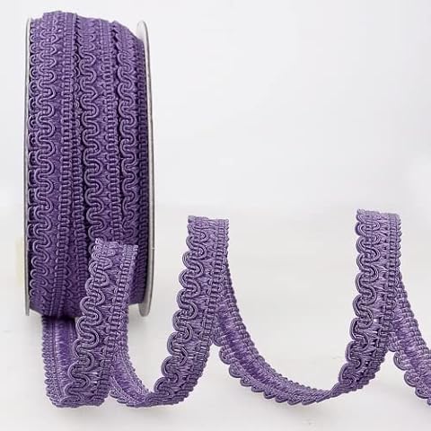 Stephanoise Purple Rayon Braid Trim per Metre Cover
