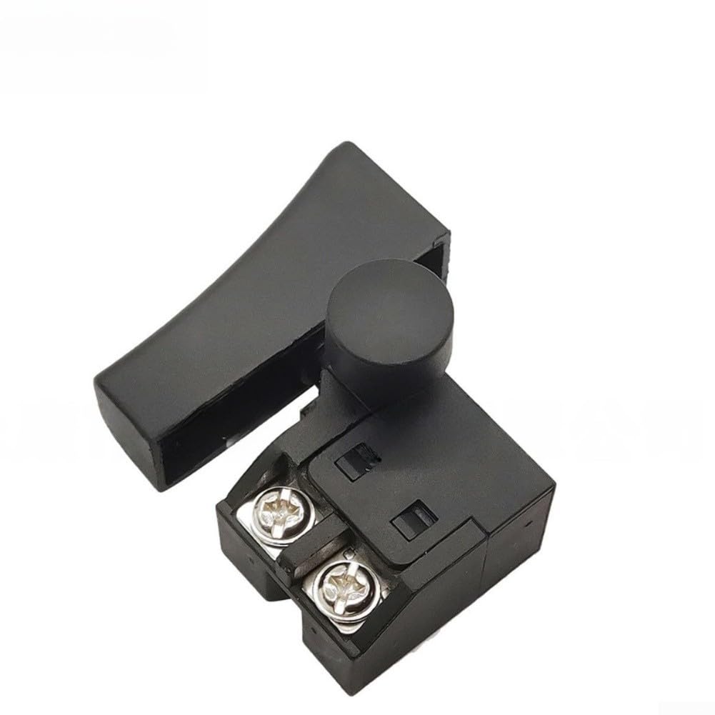 Interruttore elettrico per motosega senza spazzole al litio con blocco di sicurezza per motoseghe senza fili da 30,5 cm e 40,6 cm, struttura in metallo-plastica, 4,15 x 2,7 x 4,8 cm
