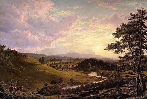Lienzo decorativo de 60x90cm con la obra de Frederic Edwin Church para dar elegancia a tu salón