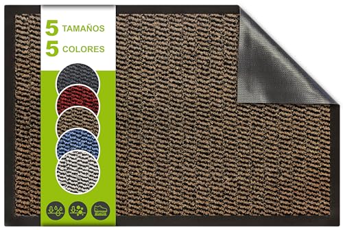 SQUATCH® | Alfombra de Entrada Interior | Felpudo Duradero y Antideslizante, Absorbe el Agua y...
