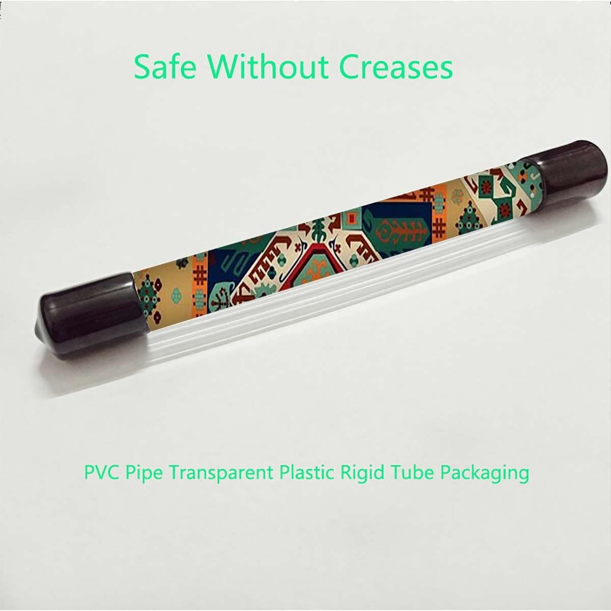 Multicolor Window Film,Privacy Window Film,Frosted Decorative Window Covering No Glue Window Decals Window Stickers for Living Room Bathroom 70s Party Hippie Vintage Mini 23.6Wx35.4L-inch x2 Pcs