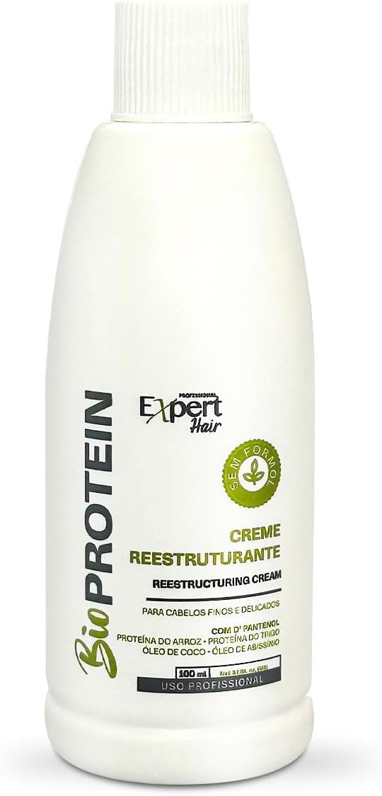 Bio Protein Organic, Brazilian Keratin Hair Treatment , Straightening- Keratina Brasileña, Keratina Para Alisar el Pelo, Keratina Organica Sin Formol Para Alisar el Pelo,100ml/3.38oz