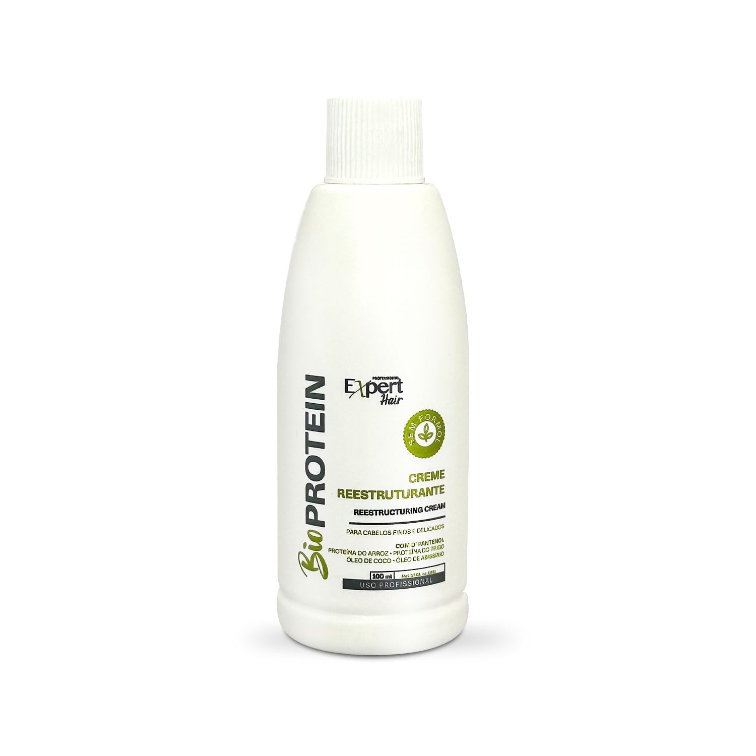 Expert HairBio Protein Smoothing Organic: Advanced Formula for Silky Smooth Hair (100ml/3.38fl.oz)