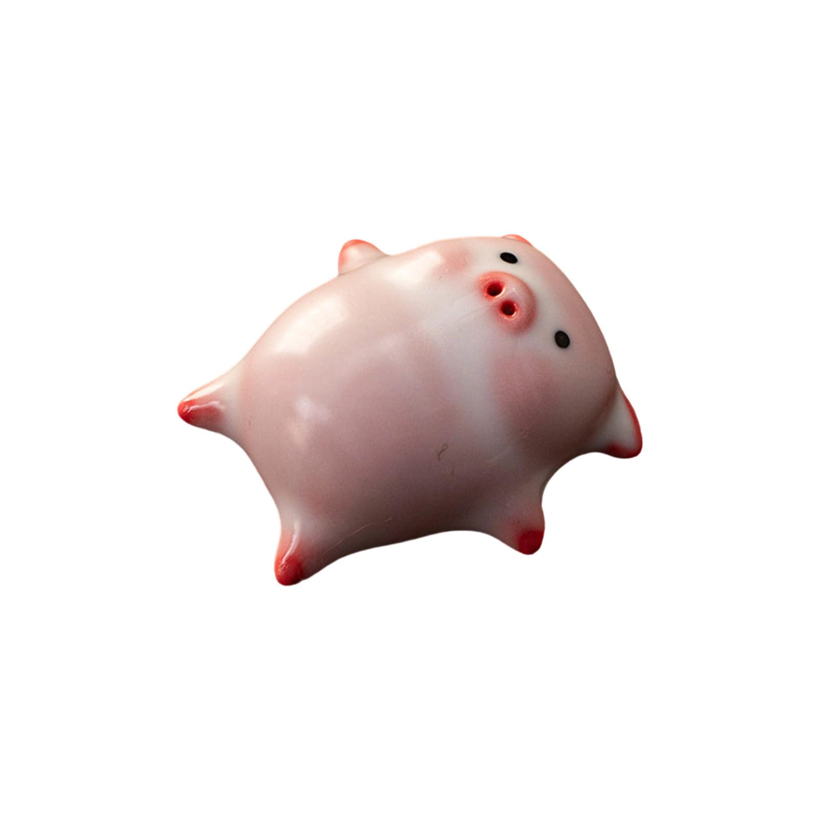 Piceioep Unisex A Cartoon Little Pigs Figurines Teacup Spit Bubble Under Bottom Funny Ceramics Water Cup Mug Birthday Gift Hiddens Nimal Inside