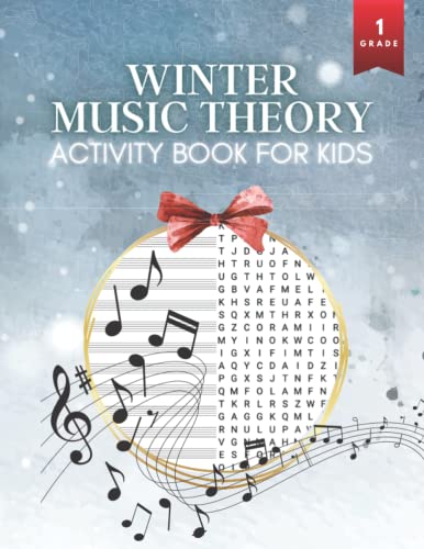 Buy Winter Music Theory Activity Book for Young Children: Grade 1 Made ...