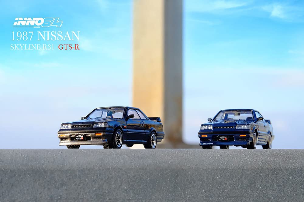 Amazon | イノモデル 1/64 日産 スカイライン GTS-R (R31) ブラック x