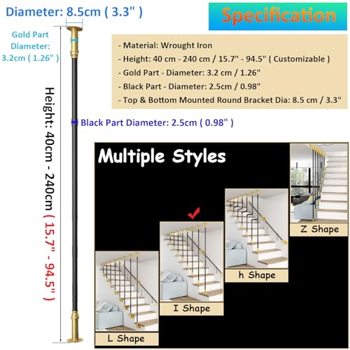 Eje de escalera ajustable para remodelación moderna de zonas comunes de hotel 4
