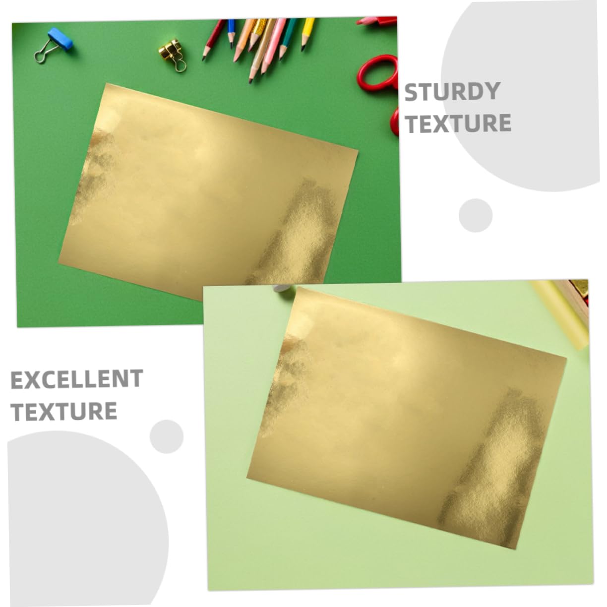 Homoyoyo 60pièces Papier Métallisé Pour Origami Scrapbooking Et Loisirs Créatifs Lot De Papiers Miroir Holographique Pour Bricolage
