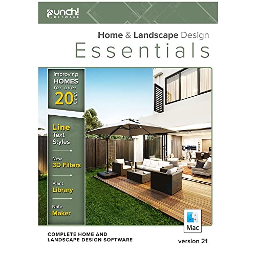 landscape software for mac - Punch Home & Landscape Design Essentials v21 [Mac Download]