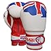 FARABI Guantes de Boxeo para niños de la Serie de Bandera, Almohadillas de Entrenamiento, Bolsas de Boxeo, Sparring, Serie de Bandera (Inglaterra, 6 onzas)