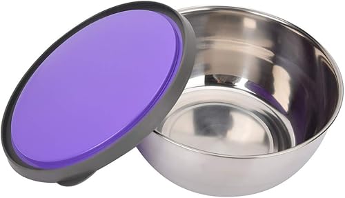Miniatura 8 de Juego de 3 tazones de acero inoxidable multicolor, cuenco de almacenamiento de alimentos con tapa hermética sellada, contenedor de caja de alimentos