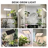 MICCYE Lampa LED do Roślin z Klipsem 286 LED Pełne Spektrum 25W