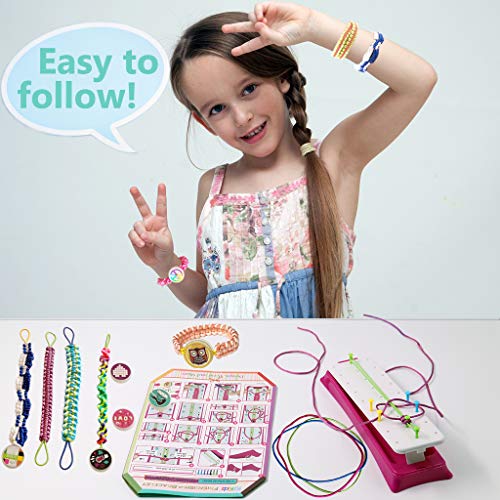 Iqkidz Friendship Bracelet Maker Kit - Making Bracelets Craft Toys For Girls Age 8-12 Yrs, Cool Birthday Gifts For 7, 9, 10, 11 Years Old Kids, Christmas Gift Set #TOP1