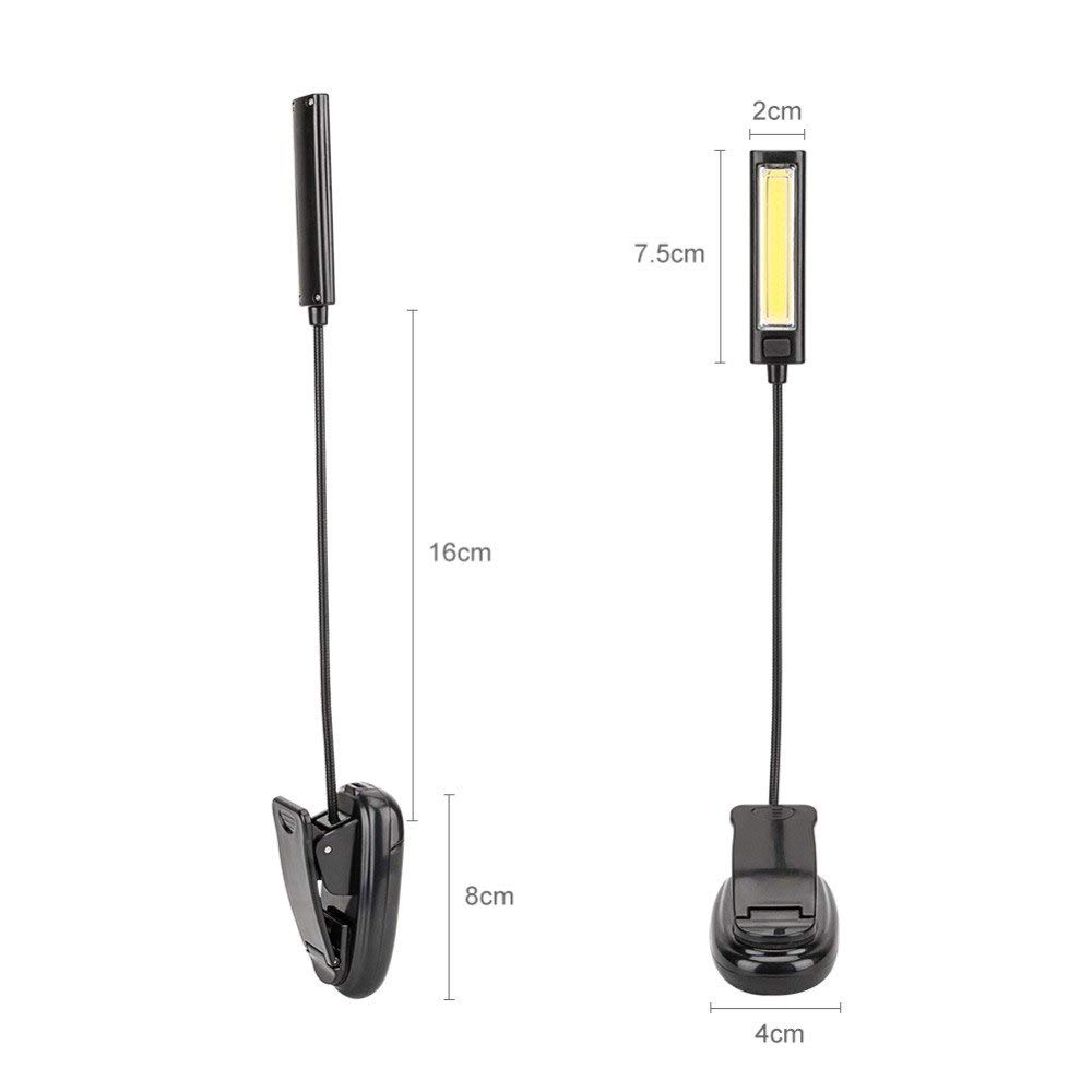 ADEPT Clip On, 3 Lighting Modes, 9 LEDs, Eye Protection Reading Lamp LED Book Lights (Book, Kindle, Piano Score, Computer)- Black 4