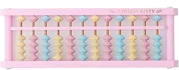 Amazon.co.jp: ハロー キティ そろばん 12桁 KTY-24 ピンク 天然