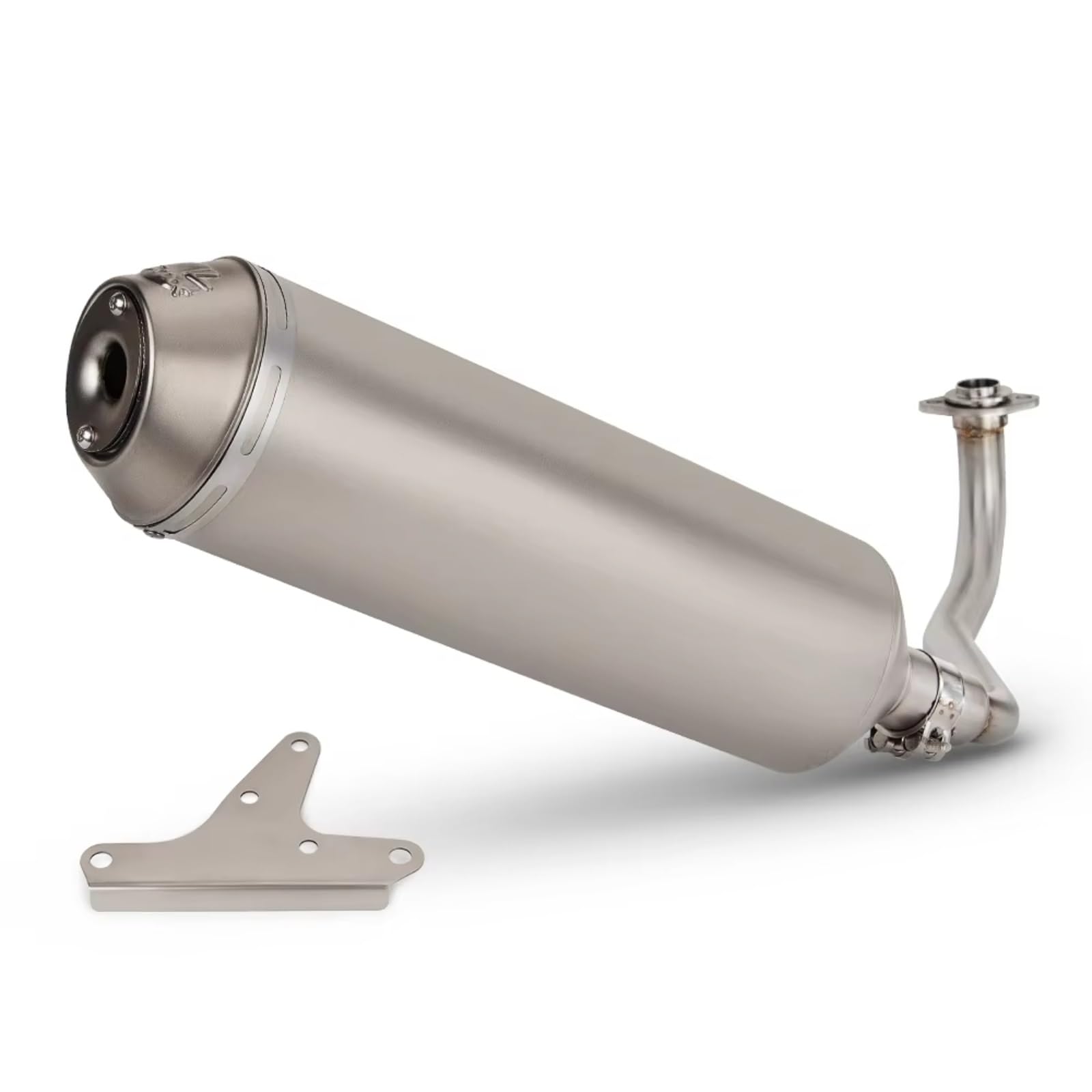 Silenciadores Compatible con Click 125 para Click 150 Silenciador De Tubo De Enlace Delantero para Escape Deslizante para Motocicleta Silenciador De Tubo para Escape para Motocicleta