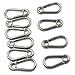 Produktbild 10 stücke M7 Secure Lock 304 Edelstahl 70mm Haken Karabineröse