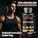Alpharush | Männer Komplex mit Maca (20:1) | Hochdosiert mit Tribulus Terrestris, Ashwagandha und Fadogia Agrestis | Maca Kapseln Männer | Alternative zu Tongkat Ali | 120 Kapseln Men Macca Booster