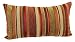 Brentwood Originals 2073 Carnival Stripe Toss Pillow, 14 by 24-Inch, Shiraz