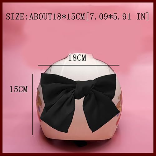 Miniatura 3 de Decoración de casco de arco liso, accesorio de casco de arco para bicicleta, motocicleta, superficies lisas, decoración de casco, 1 unidad