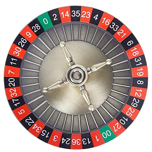 ISAKEN Deluxe Wooden Roulette Wheel, 12 Inch Casino Grade Wooden Roulette Wheel Set Turntable Leisure Table Games (Wheel and Balls Only) - Thumbnail 2