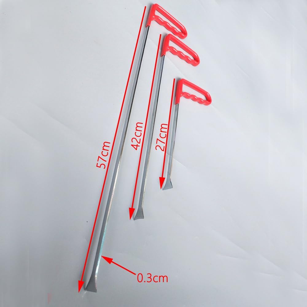 Paintless Dent Repair Tools Stainless Steel Rods Flat Shovel for Hail Dents Door Dent Removal Car Body Repair Tools