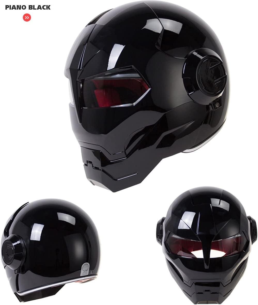 Ubuy Black Predator Motorcycle Helmet Predator Helmet Amazon