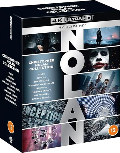 Image of Christopher Nolan: 8-Film Collection (Bonus Features Included) [4K UHD + Blu-ray] [Region Free]