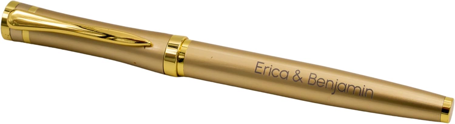 Gold Customizable Engraved Writing Pen | Luxury Pen | Gift For Him or Her - Anaklusmos
