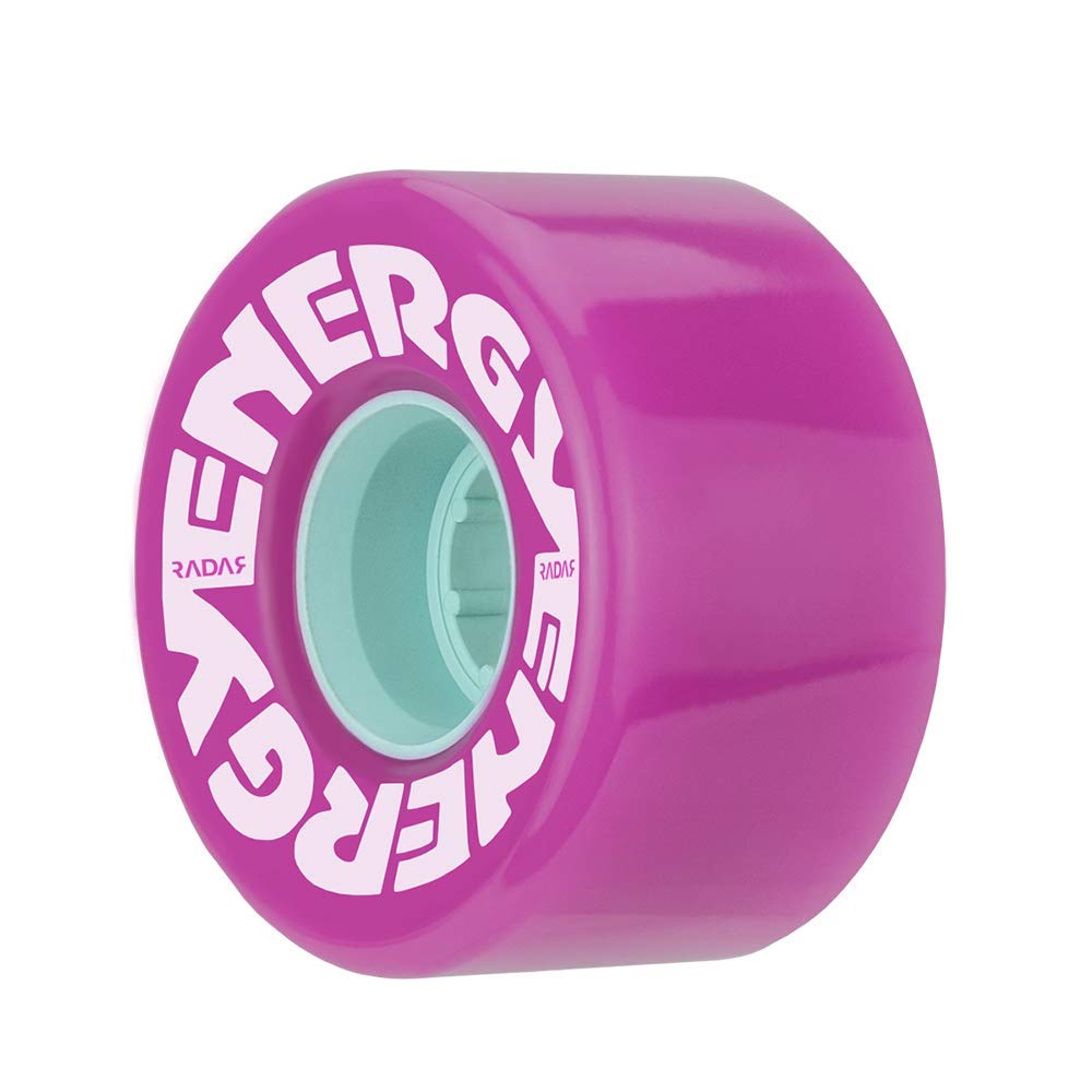 Radar Energy Roller Skate Wheels 57mm (Set of 4) (Purple)