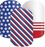 Jamberry Nail Wraps - Patriot (Half Sheet)