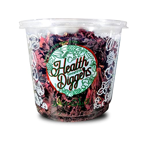 Health Diggers Dried Hibiscus Flower 100% Natural & Organic 100 Grams